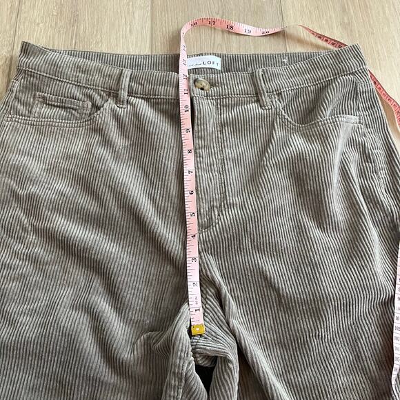 Loft Women’s Brown Straight Corduroy Pant Size 12 - Picture 9 of 10